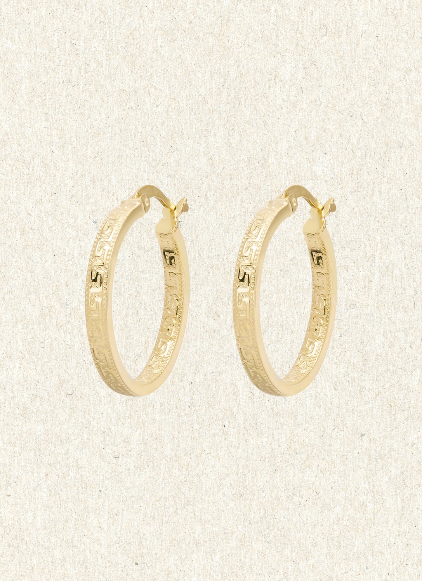 Ilios Gold Hoops Earrings