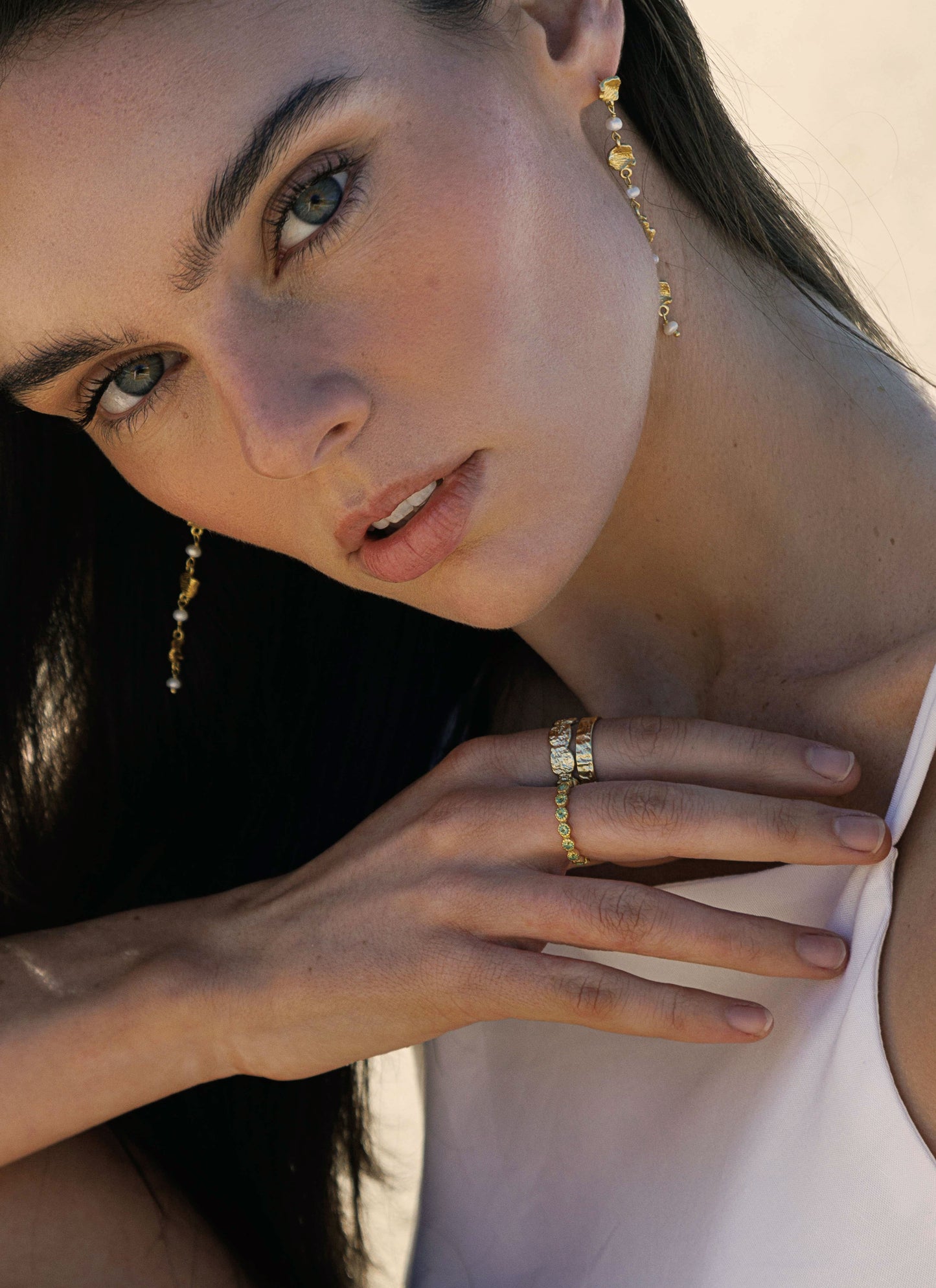 Ada Peridot Gold Ring