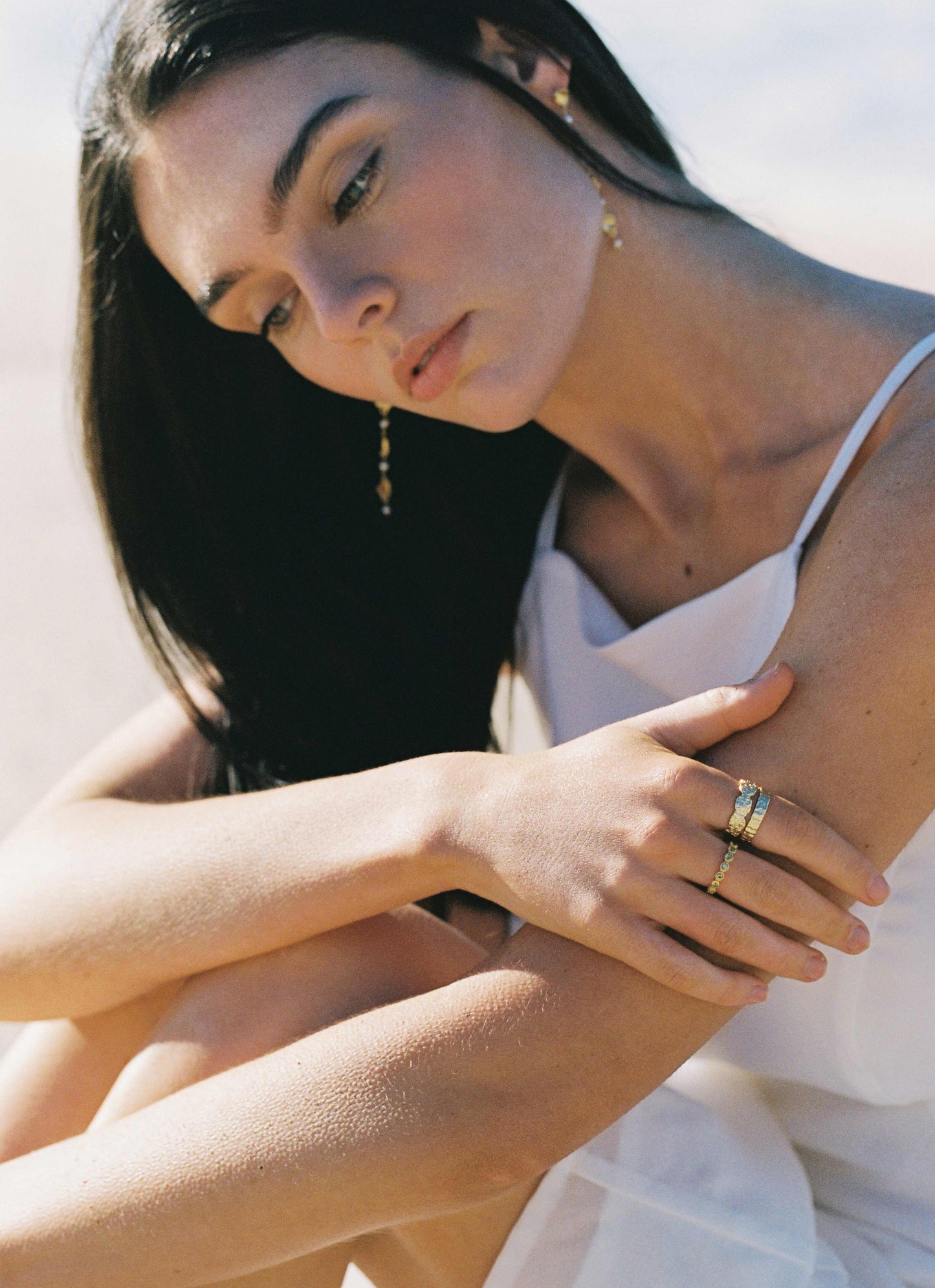 Ezra Gold Textured Ring
